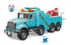 BRUDER - DÉPANNEUSE MACK GRANITE HEAVY AVEC LUMIÈRE ET SON #02831 (0425)